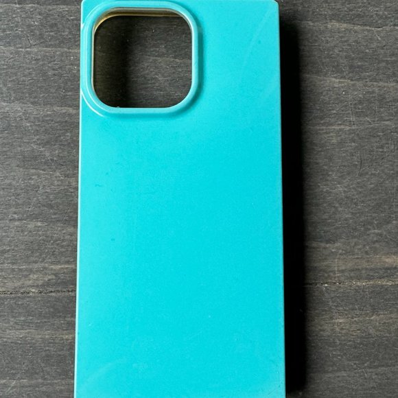 Flaunt Square iPhone 13 Pro Case - Aqua Blue - Picture 2 of 6